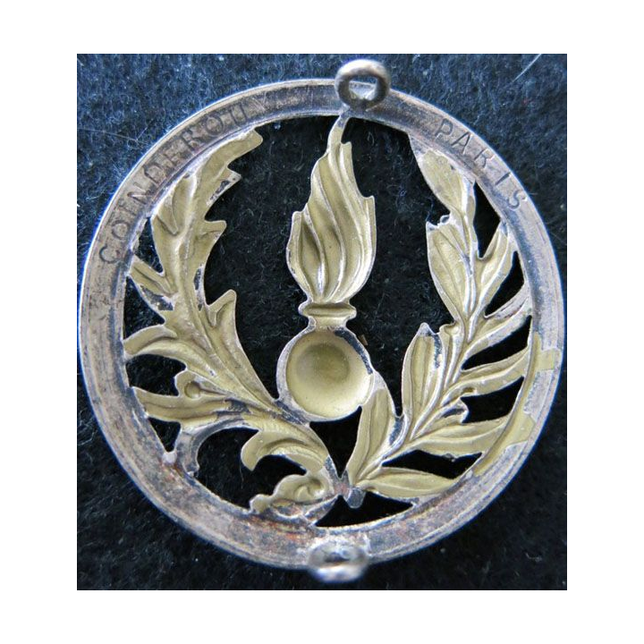 INTENDANCE : insigne de béret de l'Intendance et du commissariat  fabrication Coinderoux