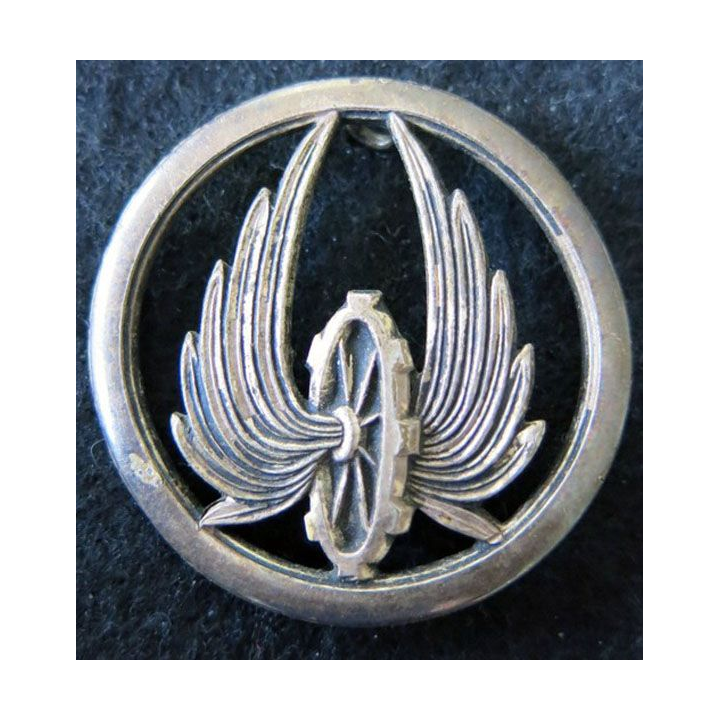 Insigne de béret du train de fabrication Coinderoux Paris