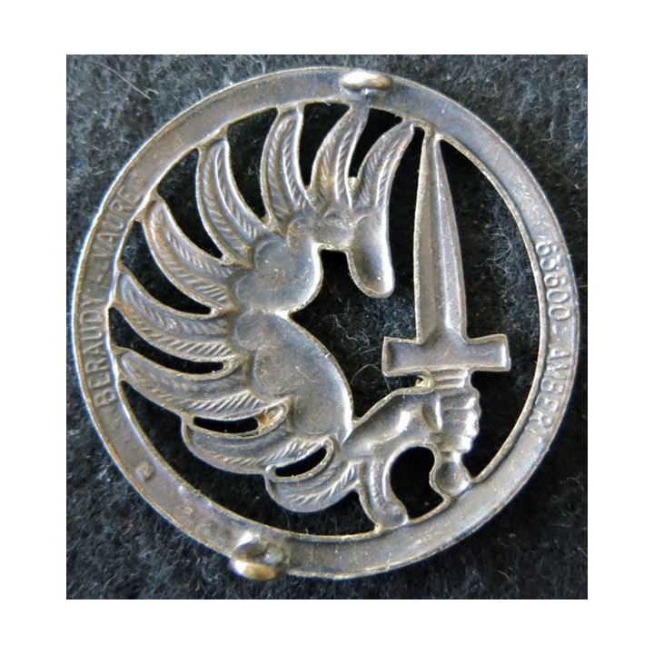 TAP : insigne de béret des régiments des troupes aéroportées et de chasseurs parachutistes Beraudy-Vaure