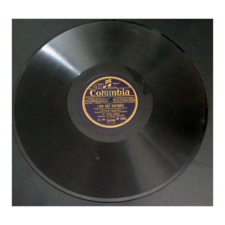 DISQUE 78 T Tino Rossi loin des guitares bella Ragazzina Columbia