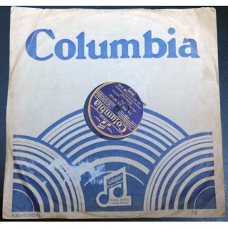 DISQUE 78 T Edith Piaf refrain courait dans rue vie en rose Columbia