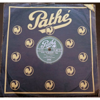 DISQUE 78 T : Bourvil Vive la Mariée et Fredo le Porteur Pathé 