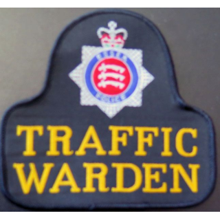 POLICE GB : insigne tissu traffic garden  de la police d'Essex
