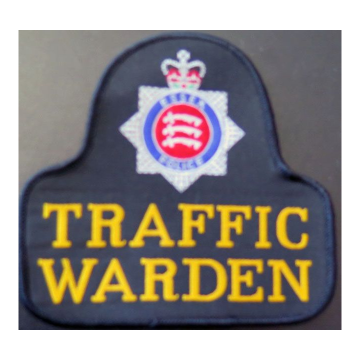 POLICE GB : insigne tissu traffic garden  de la police d'Essex