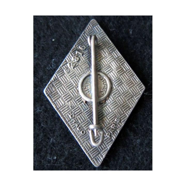 4° RE : insigne métallique du 4° régiment étranger fabrication Drago Paris G. 2816