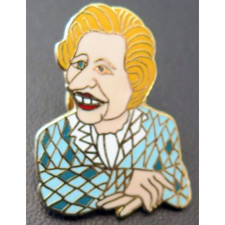 Pin's bebete show Margaret Thatcher