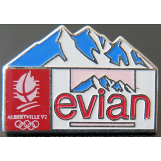 Pin's JO : pin's des jeux Olympiques d'hiver Albertville 92 Evian