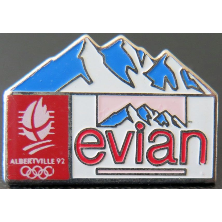 Pin's JO : pin's des jeux Olympiques d'hiver Albertville 92 Evian