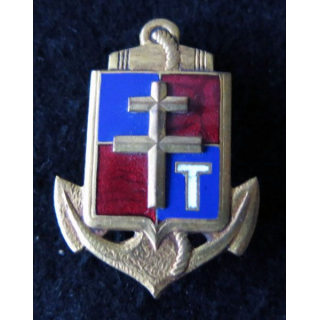 71° CCT : 71° compagnie coloniale de transmissions de la 9° DIC Drago OM déposé émail