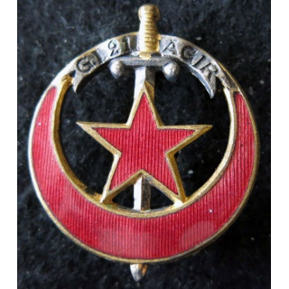 GI 21 : Insigne métallique du Groupement d'infanterie 21 Drago Béranger déposé H. 590 émail
