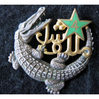 4° DBAM : 4° demi brigade Algéro Marocaine Drago Béranger H. 555 émail