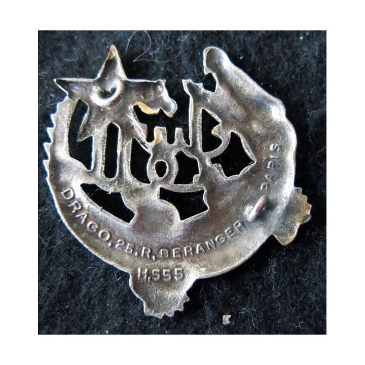 4° DBAM : 4° demi brigade Algéro Marocaine Drago Béranger H. 555 émail