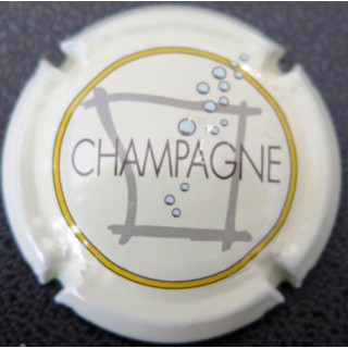Capsule Muselet de champagne générique n° 717e contour crème pâle