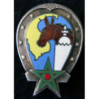 805° CM EO : 805° Compagnie Muletière en Extrème Orient Drago OM déposé émail N° 985