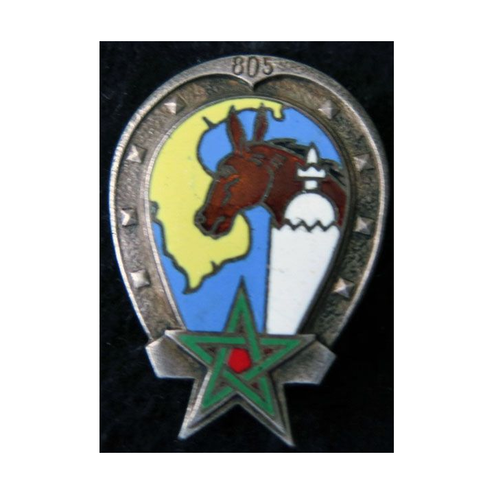 805° CM EO : 805° Compagnie Muletière en Extrème Orient Drago OM déposé émail N° 985