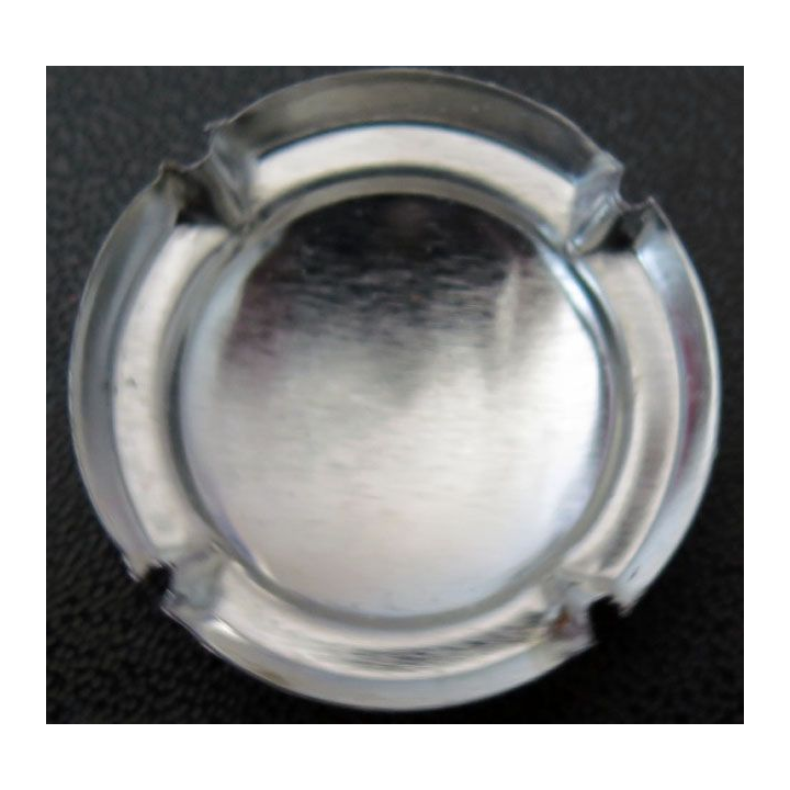 Capsule Muselet de champagne Collard-Picard n°8 contour noir fond blanc cassé