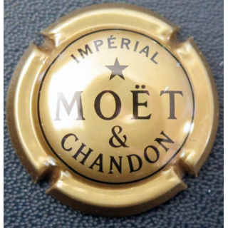 Capsule Muselet champagne Moët & Chandon n° 224b  or cuivré Impérial