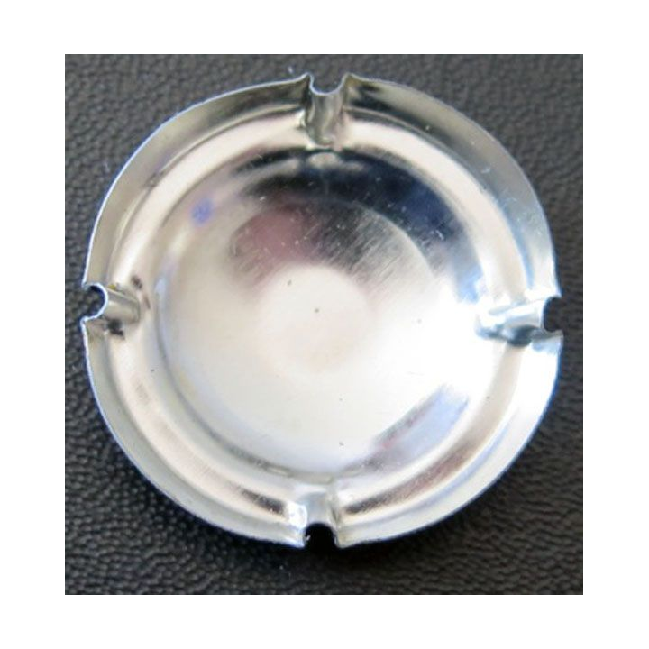 Capsule Muselet de champagne La Vigneronne n° 23 noir et argent