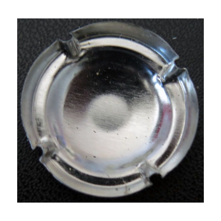 Capsule Muselet de champagne La Vigneronne n° 23 noir et argent
