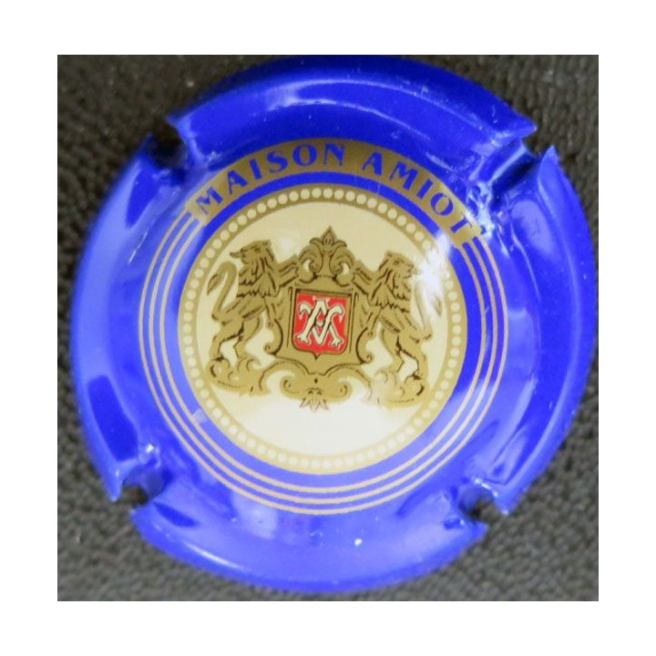 Capsule Muselet de Mousseux Maison Veuve Amiot n° 42 contour bleu
