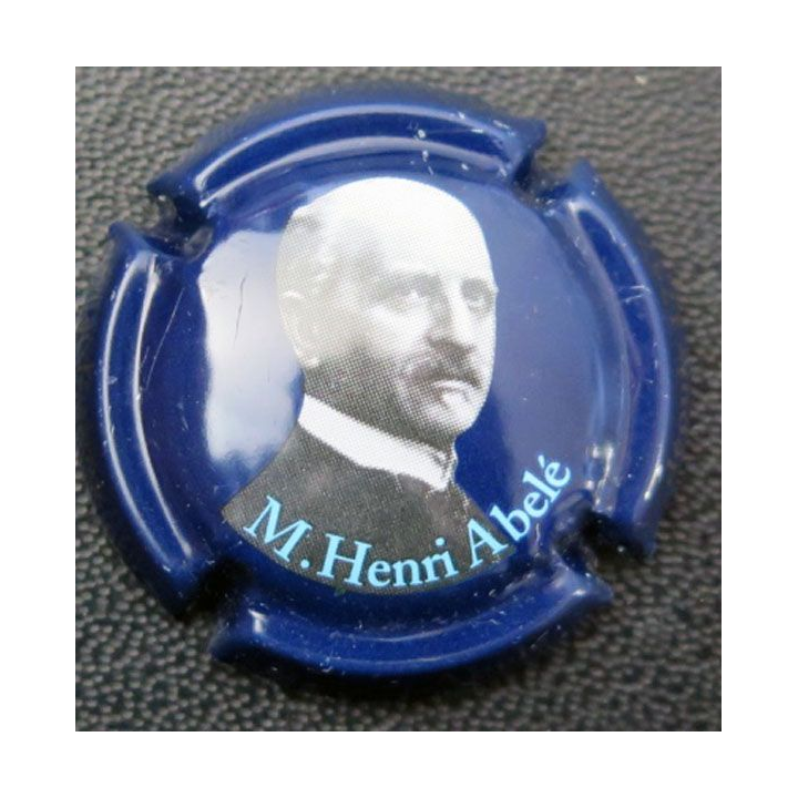 Capsule Muselet de champagne M. Henri Abelé n° 39 Portrait gris