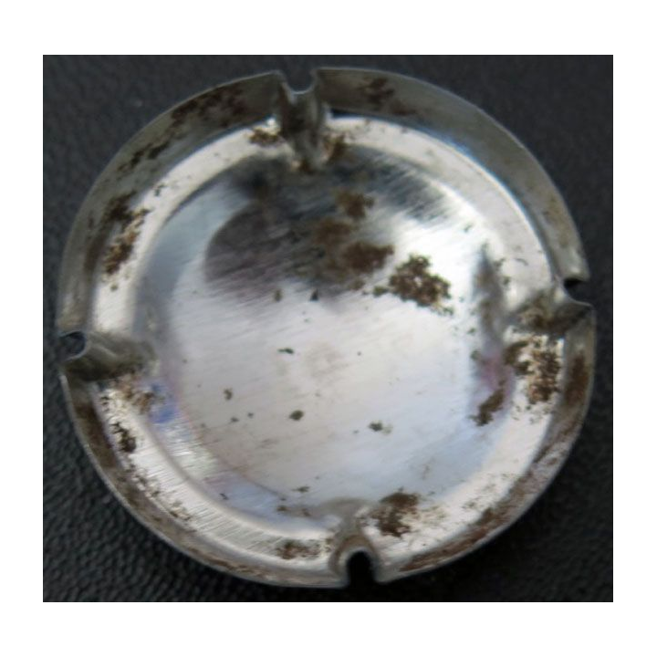 Capsule Muselet de champagne Cordeuil P & F n° 11a gris métallisé et Or