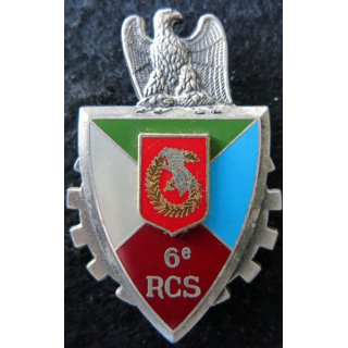 6° RCS : 6° régiment de commandement et de soutien de fabrication Delsart Sens, en relief