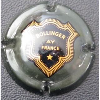 Capsule Muselet de bouteille de champagne Bollinger n° 32 kaki rayé