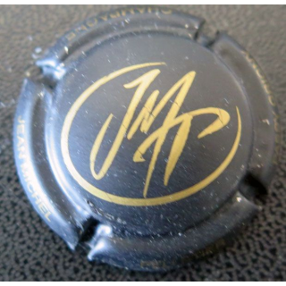 Capsule Muselet champagne Jean-Michel Pelletier noir et or 