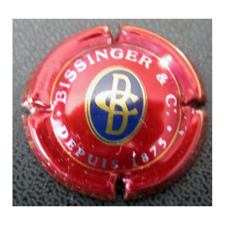 Capsule Muselet de champagne Bissinger & Cie n°4 avec 2 S 