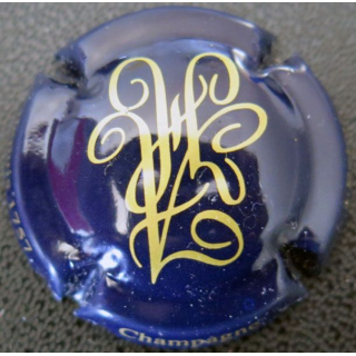 Capsule Muselet de champagne Henri Abelé n° 40 Bleu-Noir et or