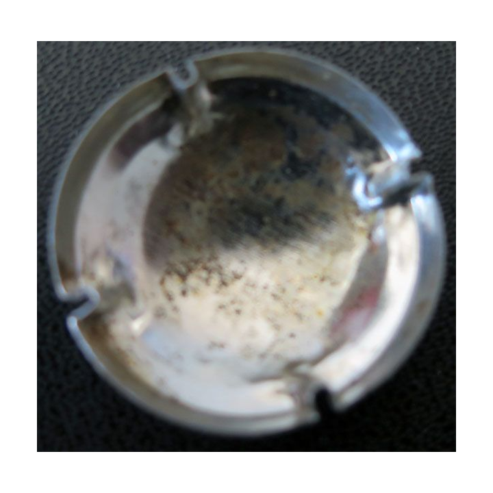 Capsule Muselet de champagne Parmantier Rigaut n° 7 Gris et Or