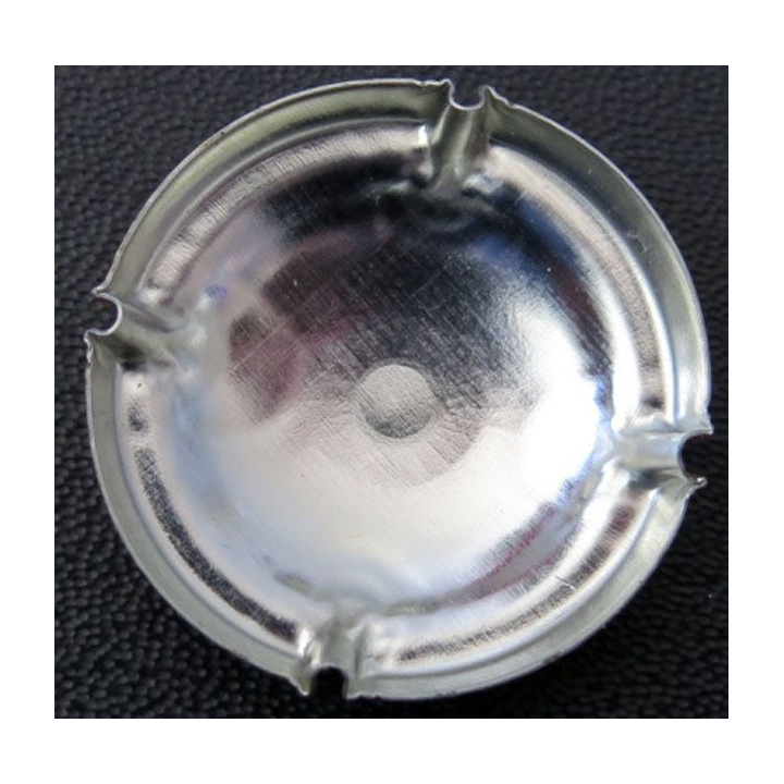 Capsule Muselet de bouteille de champagne Epernay n° 12 Or et noir