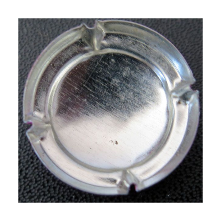 Capsule Muselet de bouteille de champagne Carole Noizet rose et blanc