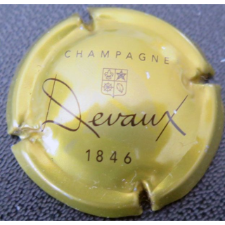 Capsule Muselet de bouteille de champagne Devaux n° 16 Or