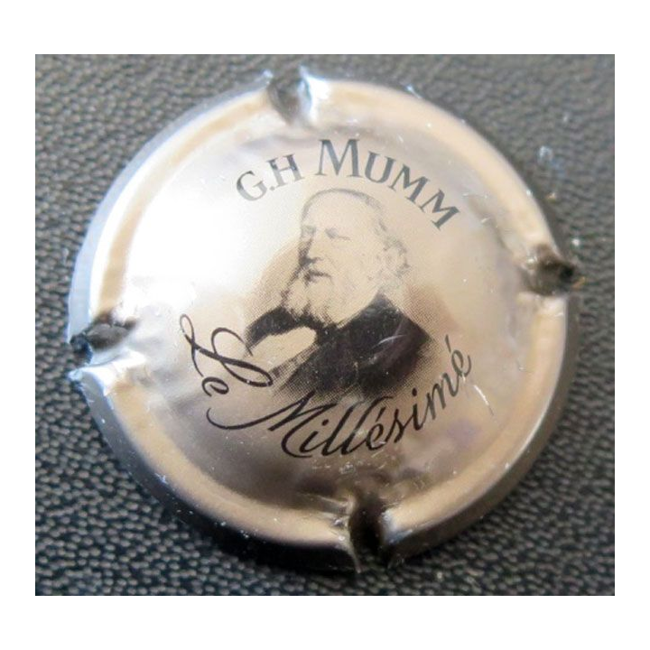 Capsule Muselet de bouteille de champagne G.H Mumm le millésimé 