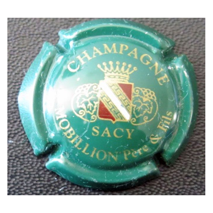 Capsule Muselet de bouteille de champagne Mobillon Père et fils n° 5