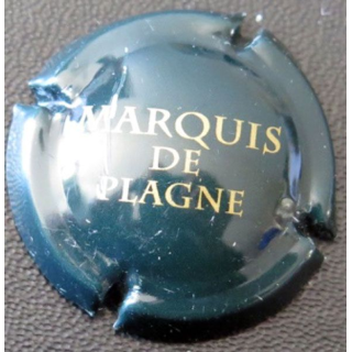 Capsule Muselet de Mousseux Marquis de plagne n° 5 vert-noir et or