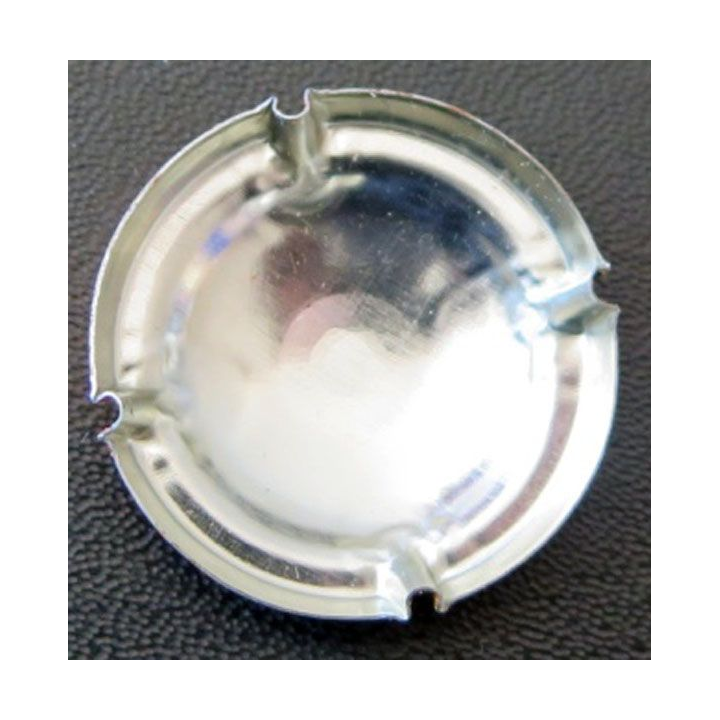 Capsule Muselet de bouteille de crémant collection lumière marron et argent 