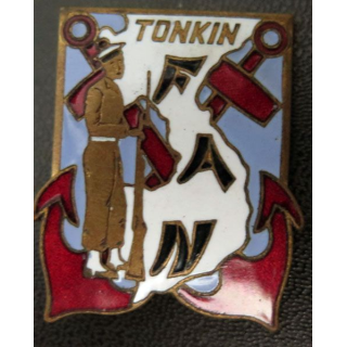 FAN TONKIN : insigne des forces amphibes Nortd Tonkin Arthus Bertrand