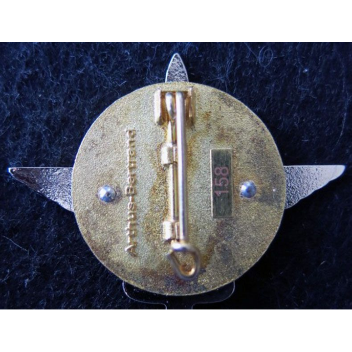 40° RT : Insigne de la 3° compagnie du 40° régiment de transmissions de fabrication ABP N° 156