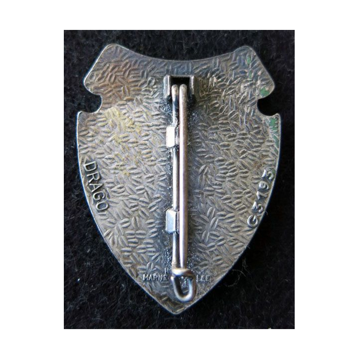 3° RCH : insigne du 3° régiment de chasseurs de réserve de fabrication Drago Noisiel G. 3193