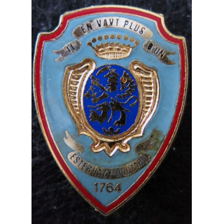 3° RH : insigne métallique du 3° régiment de Hussards de fabrication Delsart H. 170