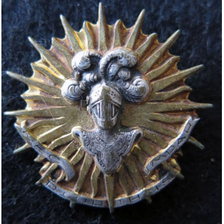 2° RC : insigne métallique du 2° régiment de cuirassiers de fabrication Drago Paris G. 1063