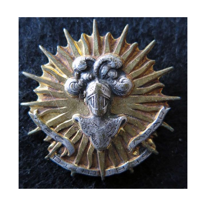 2° RC : insigne métallique du 2° régiment de cuirassiers de fabrication Drago Paris G. 1063