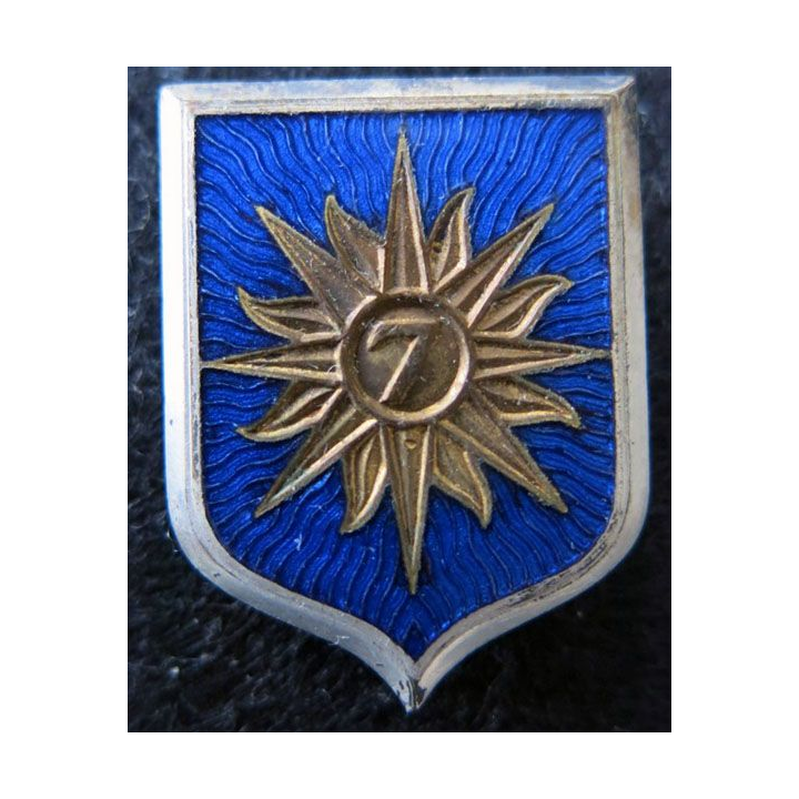 7° RC : 7° régiment de cuirassiers Royal étranger 1659 Drago Paris G. 885 en émail