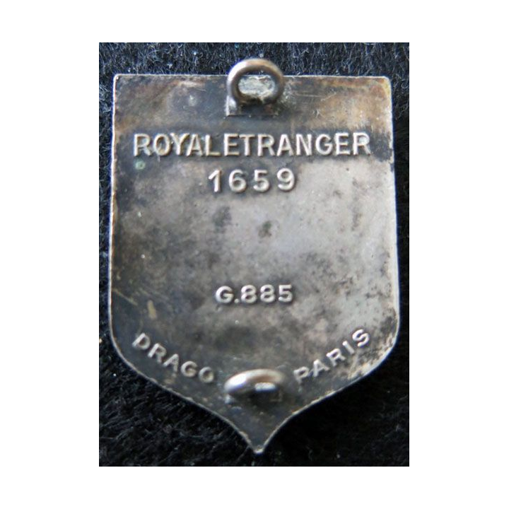 7° RC : 7° régiment de cuirassiers Royal étranger 1659 Drago Paris G. 885 en émail