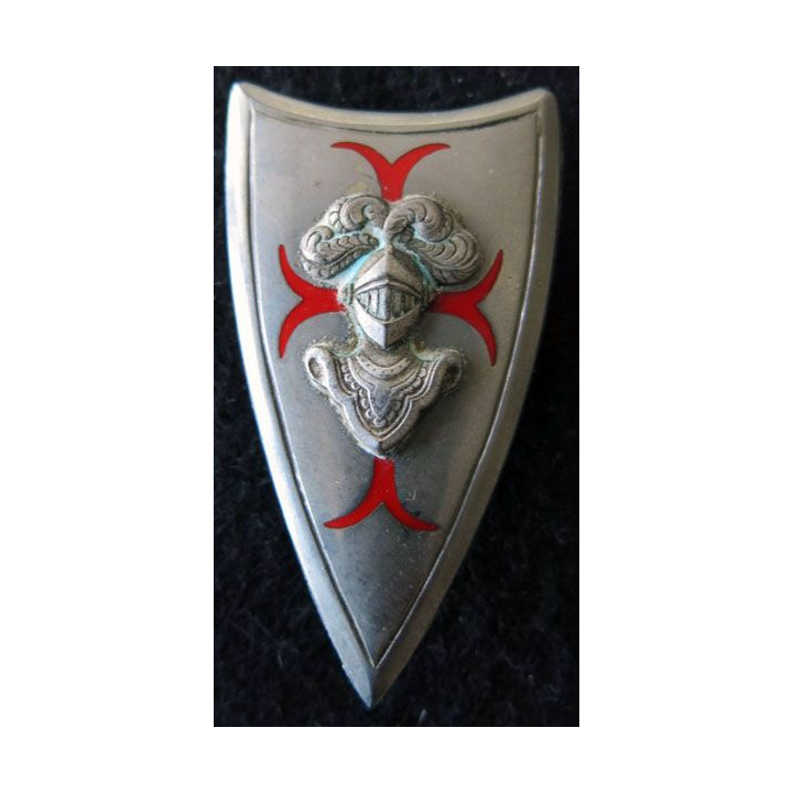 1-11° RC : insigne métallique du CIABC  1-11° régiment de cuirassiers de fabrication Drago Paris G. 1919