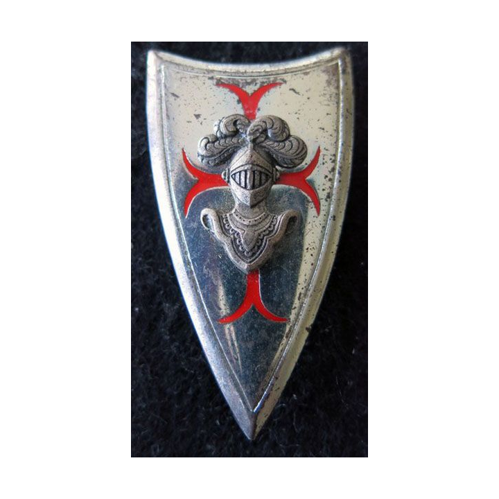 1-11° RC : insigne métallique du CIABC  1-11° régiment de cuirassiers de fabrication Drago Paris G. 1919