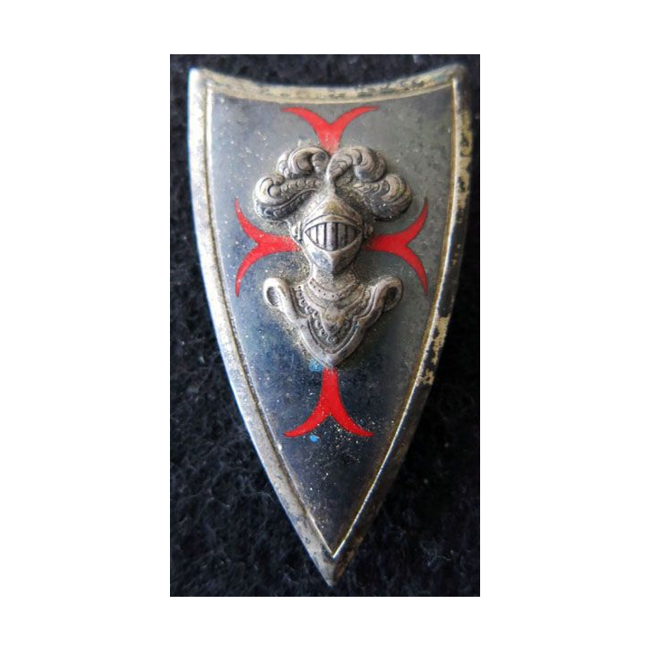1-11° RC : insigne métallique du CIABC  1-11° régiment de cuirassiers de fabrication Drago Paris G. 1919